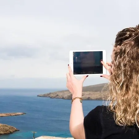 With Amazing Balcony View Of Mykonos アパート